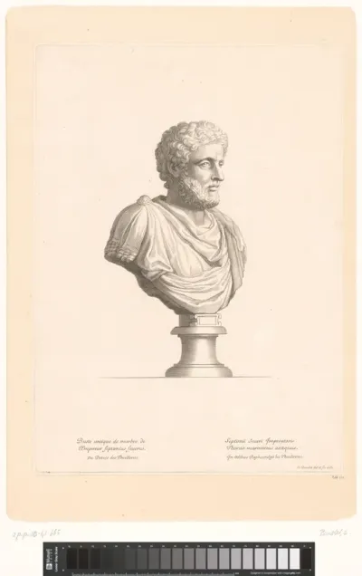 Antieke buste van keizer Septimius Severus