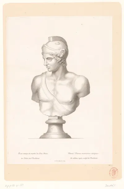 Antieke buste van Mars