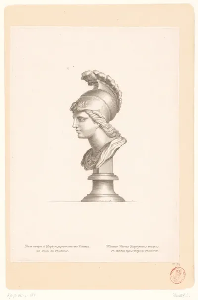 Antieke buste van Minerva