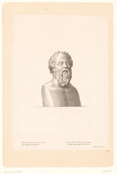 Antieke buste van Socrates