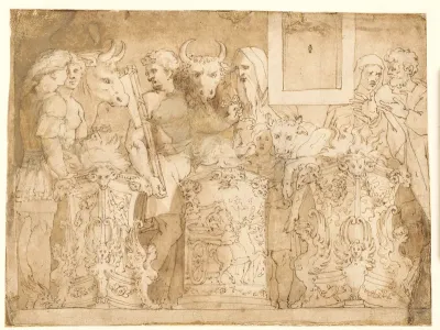 Antik offerscene