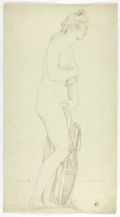 Antique Statue of Standing Venus