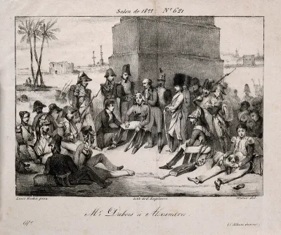 Antoine, Baron Dubois, in Alexandria