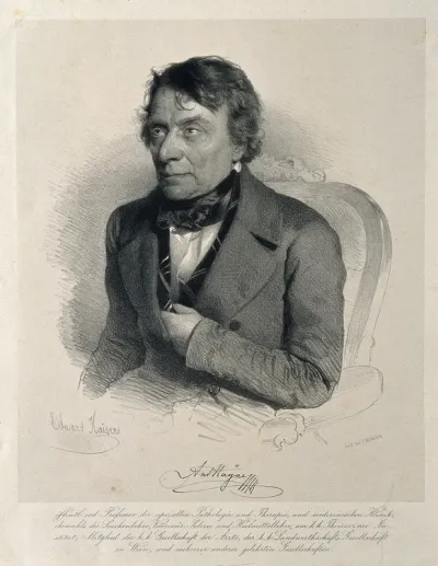 Anton Hayne. Lithograph by E. Kaiser