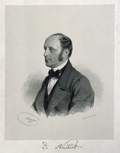 Anton Neidhart. Lithograph by J. Kriehuber, 1861