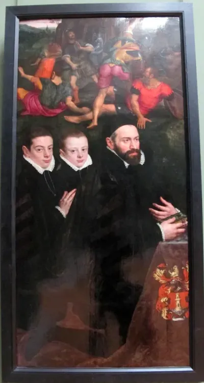 Antonio del Rio, Lord of Aertseleer, and His Two Sons