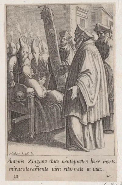 Antonio Zingano, from Scelta d'Alcuni Miracoli e Grazie della Santissima Nunziata di Firenze (Selection of Some Miracles and Graces that Occurred in the Church of the Annunziata in Florence)