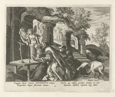 Antonius de Grote als kluizenaar