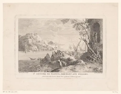 Antonius van Padua predikt tot de vissen