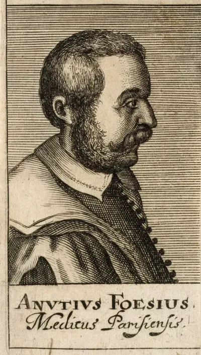 Anutius Foes. Line engraving, 1688