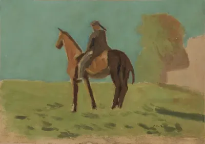 Apache (Man on Horseback II)