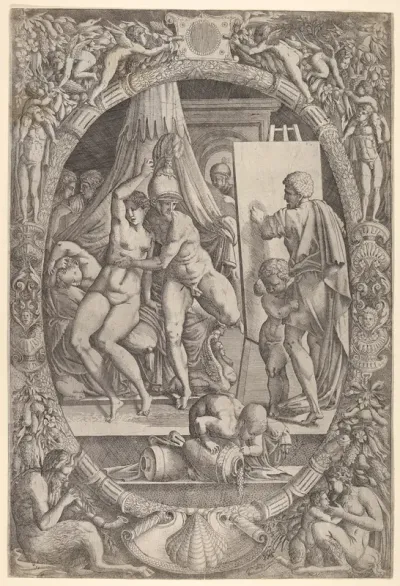 Apelles Painting Alexander and Campaspe