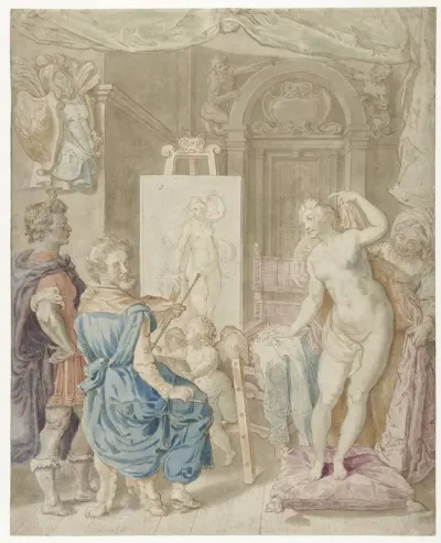 Apelles schildert Campaspe