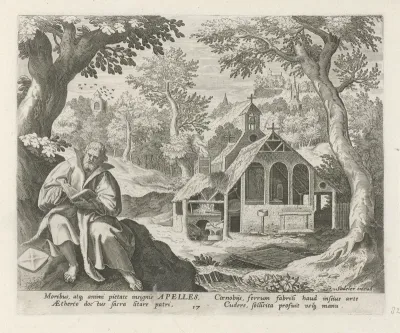 Apelles van Genève als kluizenaar