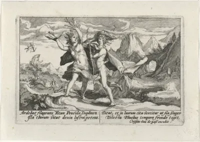 Apollo achtervolgt Daphne
