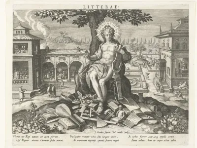 Apollo als patroon van de kunsten