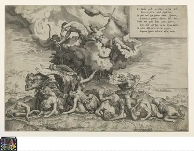 Apollo and Artemis kill Niobe's children