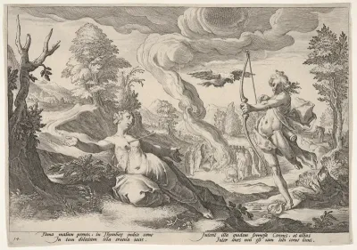 Apollo and Coronis, from Ovid's "Metamorphoses", Book II