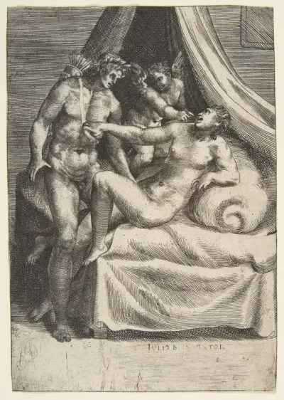 Apollo and Daphne, from "The Loves of the Gods"