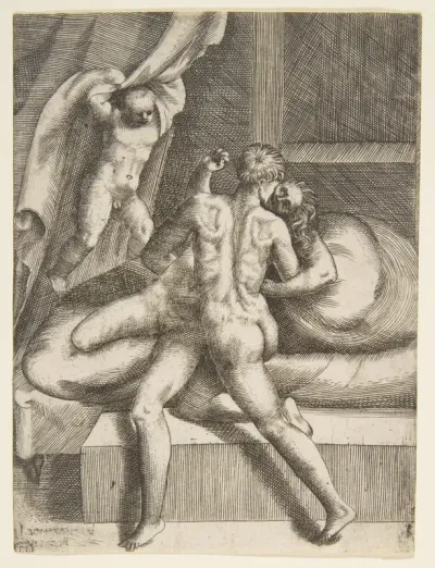 Apollo and Leucothea, from "The Loves of the Gods"