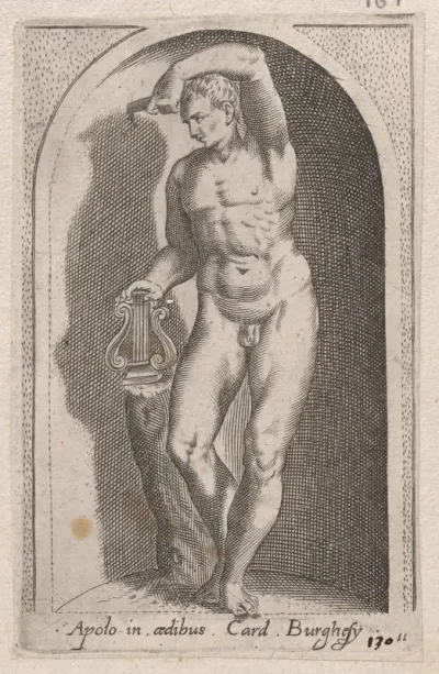 Apollo (Apollo in aedibus Card. Burghesij), from "Speculum Romanae Magnificentiae"