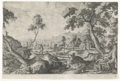 Apollo drinkt water uit een bron