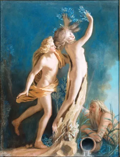 Apollo en Daphne, naar het beeld van Gianlorenzo Bernini in de Borghese verzameling te Rome