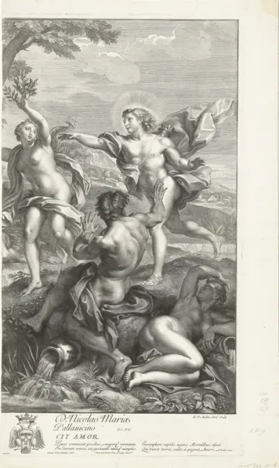 Apollo en Daphne (rechter deel)
