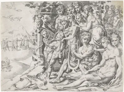 Apollo en de Muzen