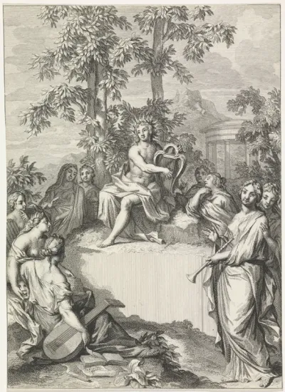 Apollo en de Muzen