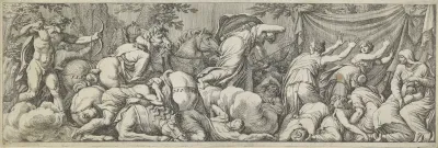 Apollo en Diana doden de kinderen van Niobe