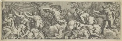 Apollo en Diana doden de kinderen van Niobe