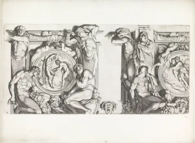 Apollo en Marsyas / Boreas en Oreithyia