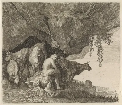 Apollo hoedt de kudde van Admetus