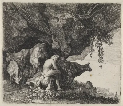 Apollo hoedt de kudde van Admetus