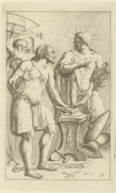 Apollo in de smidse van Vulcanus