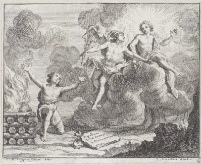 Apollo, Mercury, and the Shepherdesses, Fable X in "Fables Nouvelles"