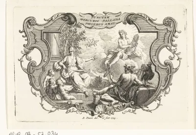 Apollo, Minerva en Mercurius bijeen