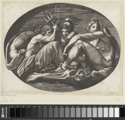 Apollo, Neptunus, Pluto en Minerva
