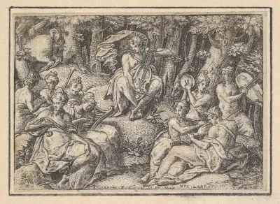 Apollo on Parnassus (Apollon sur le Parnasse)