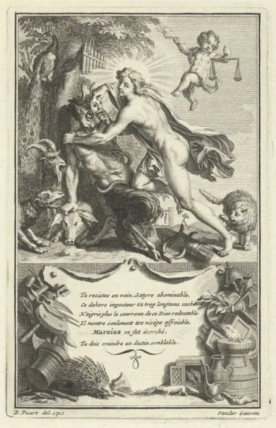 Apollo ontmaskert Marsyas