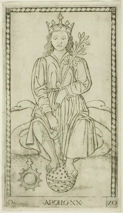 Apollo, plate 20 from Apollo and the Muses