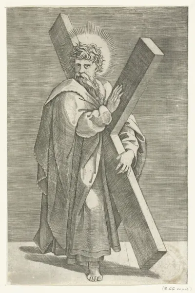 Apostel Andreas met kruis