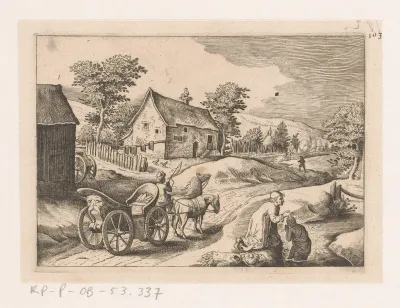 Apostel Filippus doopt de kamerling