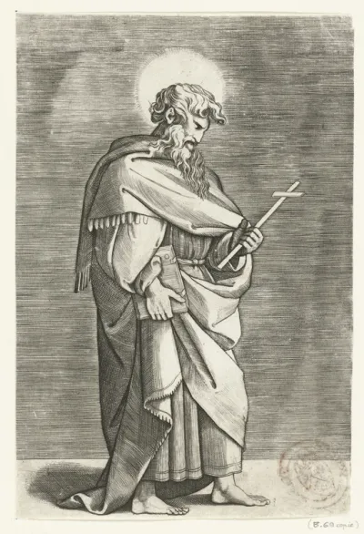 Apostel Filippus met kruis