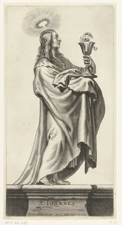 Apostel Johannes met miskelk en slang