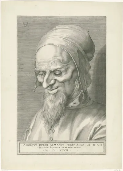 Apostel met baard en kap
