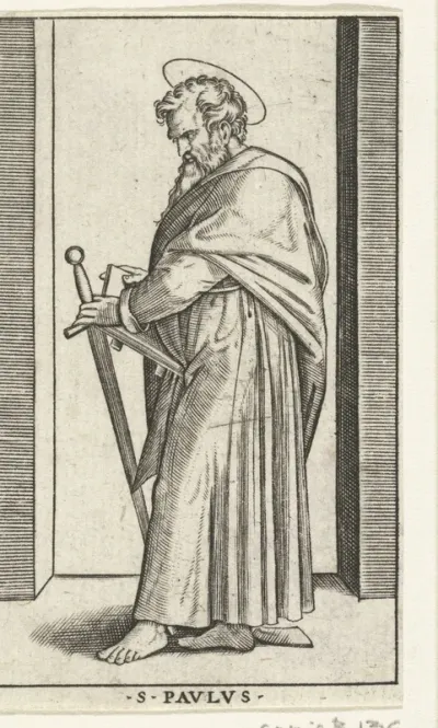 Apostel Paulus met zwaard