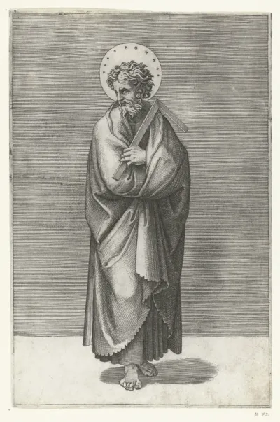Apostel Tomas met winkelhaak