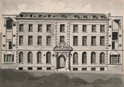 Apothecaries' Hall, Blackfriars Lane, London: the facade